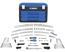 Kobalt 227-Piece Standard (SAE) and Metric Polished Chrome Mechanic's Tool Set