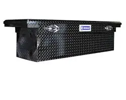 Kobalt 69-in x 19-in x 18-in Black Powder-Coat Aluminum Crossover Truck Tool Box: