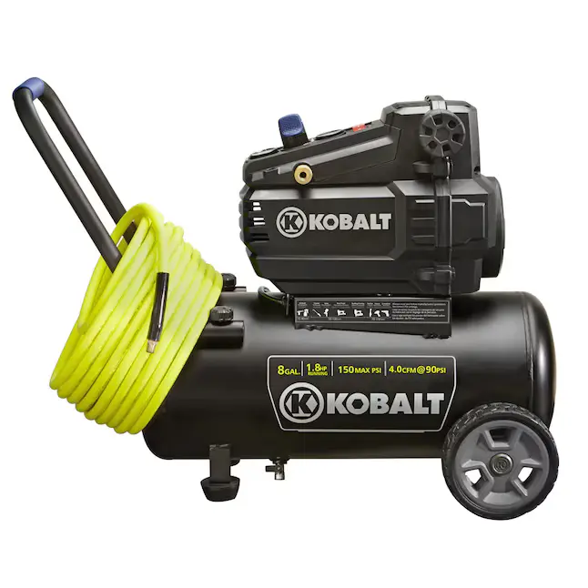 Kobalt 8-Gallon Portable Electric 150 PSI Horizontal Air Compressor