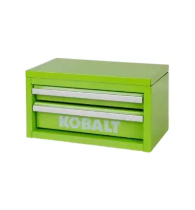 Kobalt Mini 10.83-in 2-Drawer Green Steel Tool Box