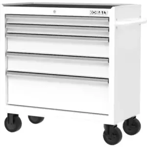 kobalt 36-in W x 38-in H 5-Drawer Steel Rolling Tool Cabinet