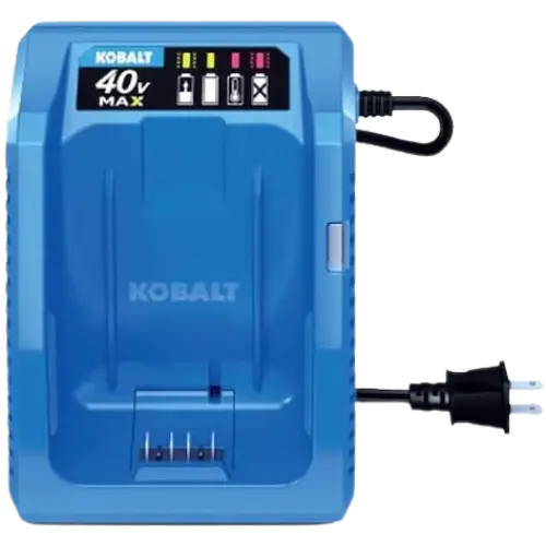 Kobalt 40-Volt Lithium Ion (Li-Ion) Generation 2 Compact Cordless Power Equipment Battery Charger with New Top Load Design, 2019 Model